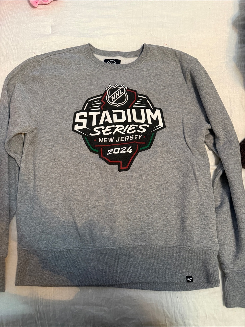 Gray NHL Stadium Series 2024 Crewneck Sweatshirt